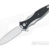 Hinderer Knives Maximus 3.5" Folding Dagger Black G10 Satin Standoff