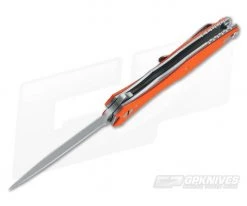 Hinderer Knives Maximus 3.5" Folding Dagger Orange G10 Satin Standoff -Daggers Online Shop 0469 3