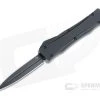 Boker Plus Lhotak Eagle Dagger Black D2 Black Aluminum Double Action OTF Automatic 06EX222