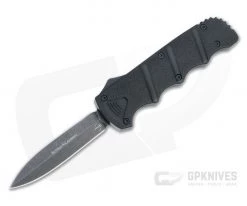 Boker Plus Kalashnikov OTF Dagger Black Stonewashed D2 Aluminum OTF Automatic 06EX354