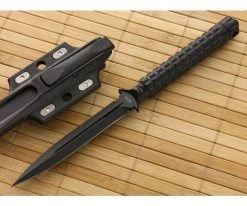 Microtech ADO Dagger Black Plain