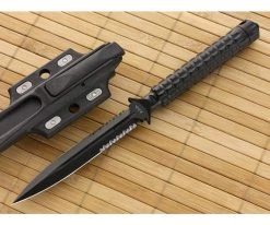 Microtech ADO Dagger Black Serrated