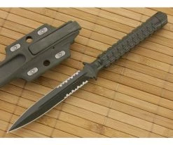 Microtech ADO Dagger Green Serrated