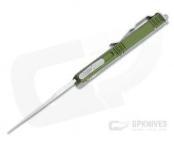 Microtech Ultratech Bayonet Stonewashed M390 OD Green OTF Automatic Knife 120-10OD -Daggers Online Shop 120 10od m390 3