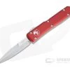 Microtech Ultratech Bayonet Stonewashed M390 Red OTF Automatic Knife 120-10RD