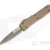 Microtech Ultratech Signature Bayonet Bronze Apocalyptic M390 Tan G10 Top OTF Automatic Knife 120-13APGTTAS