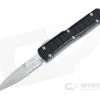 Microtech Ultratech II Stepside Bayonet Signature Satin Part Serrated M390 Automatic Knife 120II-5S
