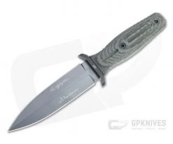 Boker A-F 4.5 Applegate-Fairbairn Dagger Black N690 Canvas Micarta Fixed Blade 121644