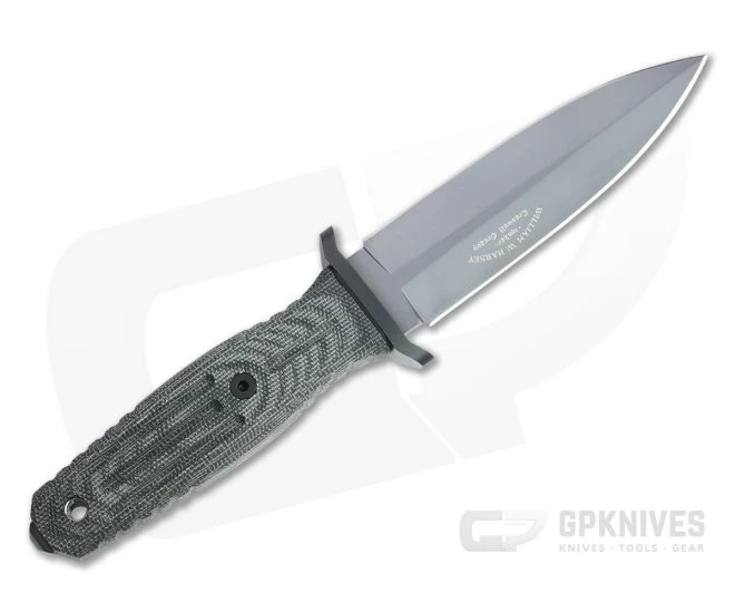 Boker A-F 4.5 Applegate-Fairbairn Dagger Black N690 Canvas Micarta Fixed Blade 121644 3 Boker A-F 4.5 Applegate-Fairbairn Dagger Black N690 Canvas Micarta Fixed Blade 121644 - Image 3