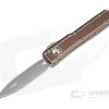 Microtech Ultratech Double Edge Apocalyptic M390 Distressed Tan OTF Automatic Knife 122-10DTA