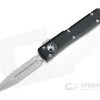 Microtech Ultratech D/E Stonewashed Full Serrated Black OTF Automatic 122-12