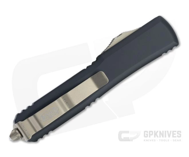 Microtech Ultratech D/E Bronzed M390 Double Edge Black OTF Automatic Knife 122-13 2 Microtech Ultratech D/E Bronzed M390 Double Edge Black OTF Automatic Knife 122-13 - Image 2