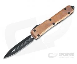 Microtech Ultratech Copper Top CC CTS-204P Double Edge OTF Automatic Knife 122-1CP