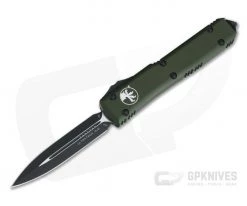 Microtech Ultratech OD Green CC D/E Black CTS-204P Double Edge OTF Automatic Knife 122-1OD