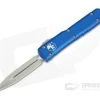 Microtech Ultratech Blue CC Satin CTS-204P Double Edge OTF Automatic Knife 122-4BL
