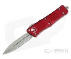 Microtech Troodon D/E Standard Stonewash Elmax OTF Automatic 138-10RD