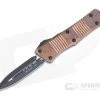 Microtech Signature Series Troodon D/E Black 204P Standard Copper Top OTF Automatic 138-1CP
