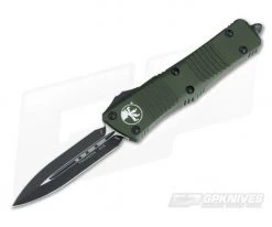 Microtech Troodon D/E Standard OD Green Elmax OTF Automatic 138-1OD