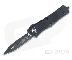 Microtech Troodon D/E Standard Tactical Black 204P OTF Automatic 138-1T
