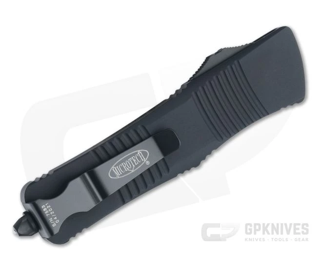 Microtech Troodon D/E Standard Tactical Black M390 OTF Automatic 138-1T 2 Microtech Troodon D/E Standard Tactical Black M390 OTF Automatic 138-1T - Image 2