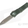 Microtech Combat Troodon D/E Bronze Apocalyptic M390 Double Edge OD Green OTF Automatic 142-13APOD