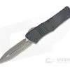 Microtech Combat Troodon Signature D/E Bronzed Standard 204P Carbon Fiber Top OTF Automatic 142-13CFS