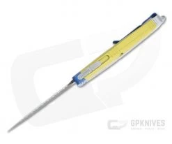 Microtech Combat Troodon D/E Twisted Tea Edition Double Reverse Full Serrated OTF Automatic Knife 142-DR3TT -Daggers Online Shop 142 dr3 tt 3