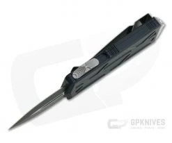 Microtech Exocet Black Plain 204P Double Edge CA Legal OTF Auto 157-1 -Daggers Online Shop 157 1 204p 3