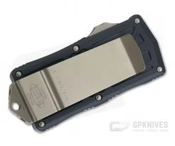 Microtech Exocet Black DLC Double Edge 204P Bronze Hardware CA Legal OTF Automatic 157-1DLCBZ -Daggers Online Shop 157 1dlcbz 204p 2