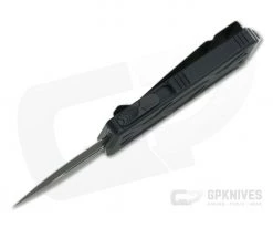 Microtech Exocet Black Tactical Plain 204P Double Edge CA Legal OTF Auto 157-1T -Daggers Online Shop 157 1t 204p 3