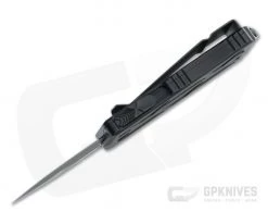 Microtech Exocet Tactical Standard Double Edge Black CA Legal OTF Automatic 157-1T -Daggers Online Shop 157 1t m390 3