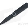 WE Knives Eidolon Dagger Black Stonewashed 20CV Integral Black G10 Front Flipper 19074B-B