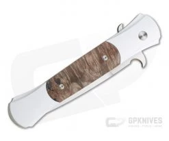Protech Knives Large Don Satin 154CM Maple Inlays Satin Silver Automatic Knife 1908-MAPLE -Daggers Online Shop 1908 maple 2