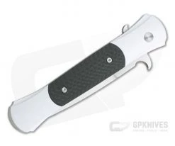 Protech Knives Large Don Satin 154CM Carbon Fiber Inlays Satin Silver Automatic Knife 1944 5 Protech Knives Large Don Satin 154CM Carbon Fiber Inlays Satin Silver Automatic Knife 1944 -Daggers Online Shop 1944 2