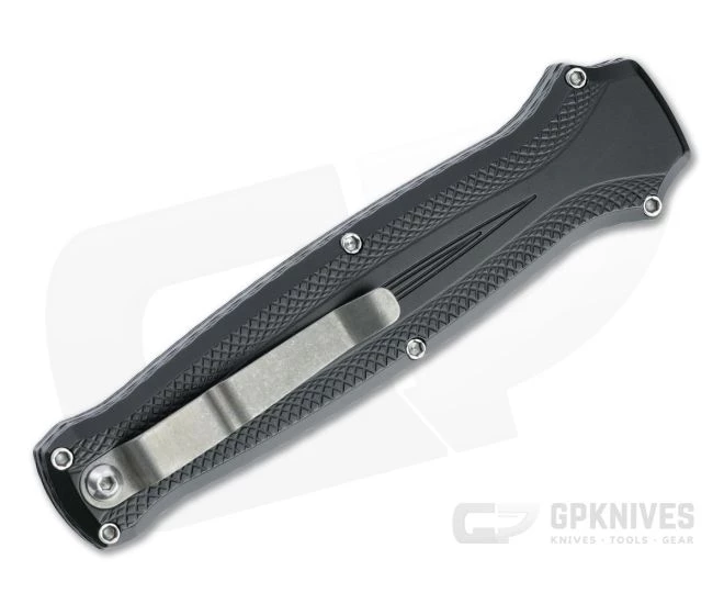 Piranha P20 Rated-X Double Edge Mirror 154CM Black Double Action OTF Automatic 2 Piranha P20 Rated-X Double Edge Mirror 154CM Black Double Action OTF Automatic - Image 2