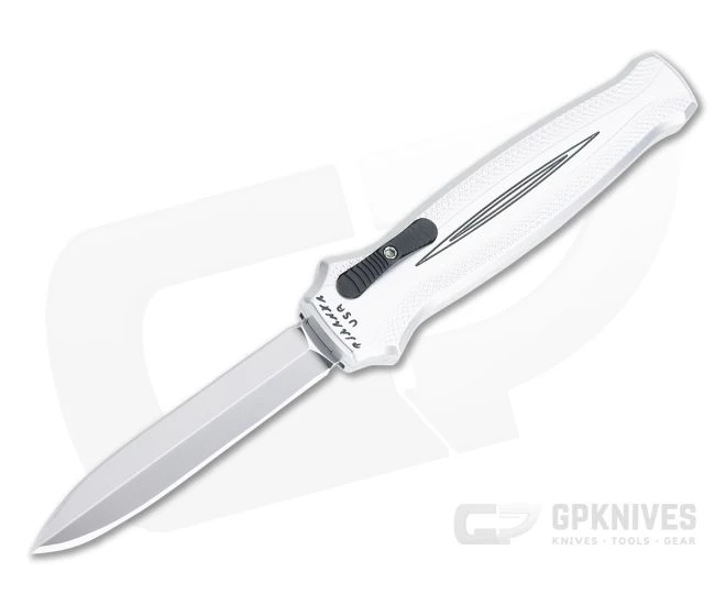 Piranha P20 Rated-X Double Edge Mirror 154CM Silver Double Action OTF Automatic 1 Piranha P20 Rated-X Double Edge Mirror 154CM Silver Double Action OTF Automatic