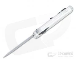 Piranha P20 Rated-X Double Edge Mirror 154CM Silver Double Action OTF Automatic 5 Piranha P20 Rated-X Double Edge Mirror 154CM Silver Double Action OTF Automatic -Daggers Online Shop 20s 3