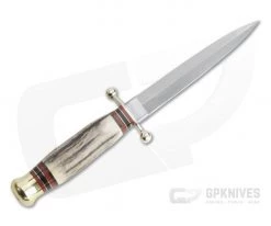 Linder Knives Solingen Dagger Stag Handle Fixed Blade 210013 -Daggers Online Shop 210013 3