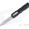 Microtech Dirac D/E Stonewashed Full Serrated CTS-XHP Top Slide OTF Automatic Knife 225-12