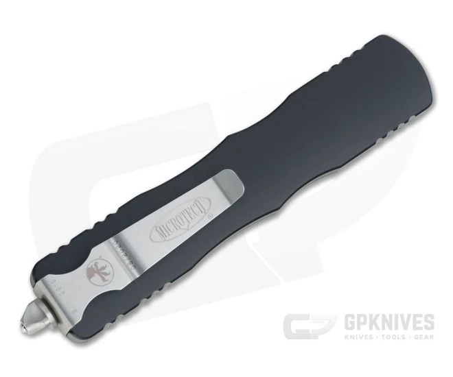 Microtech Dirac Delta Satin Plain Double Edge 204P Top Slide OTF Automatic Knife 227-4 2 Microtech Dirac Delta Satin Plain Double Edge 204P Top Slide OTF Automatic Knife 227-4 - Image 2