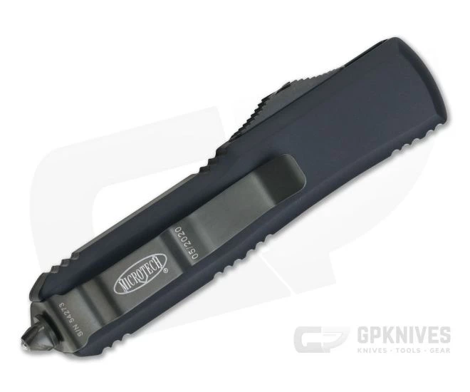 Microtech UTX-85 Black Double Edge Black DLC 204P OTF Automatic Knife 232-1DLCT 3 Microtech UTX-85 Black Double Edge Black DLC 204P OTF Automatic Knife 232-1DLCT - Image 3