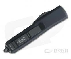 Microtech UTX-85 Black Tactical Double Edge Black Full Serrated M390 OTF Automatic Knife 232-3T -Daggers Online Shop 232 3t m390 2