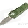 Microtech Mini Troodon D/E Bronze Apocalyptic M390 OD Green OTF Automatic 238-13APOD