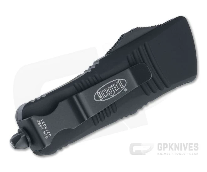 Microtech Mini Troodon D/E Tactical Black Double Edge M390 OTF Automatic 238-1T 2 Microtech Mini Troodon D/E Tactical Black Double Edge M390 OTF Automatic 238-1T - Image 2