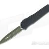 Microtech Cypher MK7 D/E Green Black Hardware Double Edge OTF Automatic Knife 242M-1GRBK