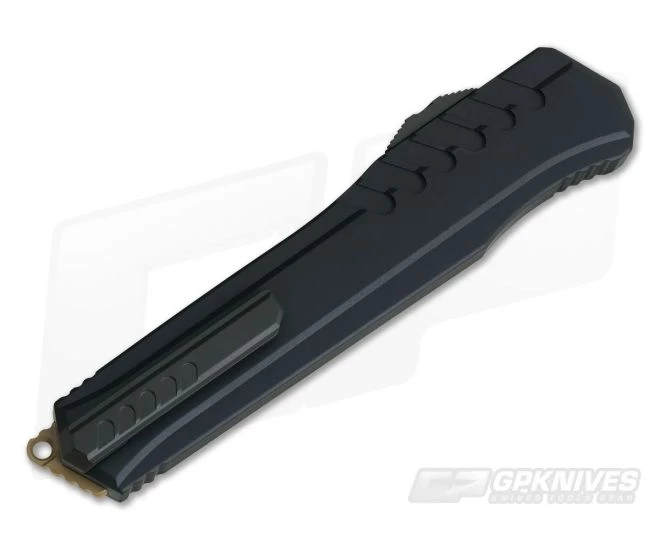 Microtech Cypher MK7 D/E Tan Black Hardware Double Edge OTF Automatic Knife 242M-1TNBK 2 Microtech Cypher MK7 D/E Tan Black Hardware Double Edge OTF Automatic Knife 242M-1TNBK - Image 2