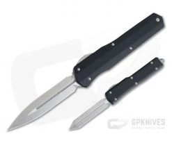 Microtech John Wick Continental Set D/E Cypher Spartan UTX-70 Stonewashed w/ Coins and Pelican Case