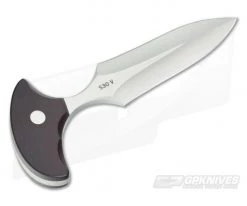 Mike Irie Version 2 Push Dagger Burgundy Linen Micarta -Daggers Online Shop 3529 3