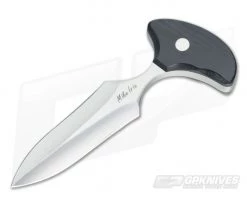 Mike Irie Version 2 Push Dagger Black Linen Micarta