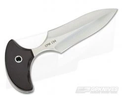 Mike Irie Version 2 Push Dagger CPM-154 Maroon Linen Micarta -Daggers Online Shop 3763 3